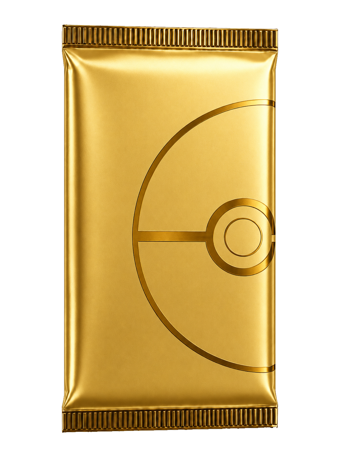 Gold ultra collectible pack floating